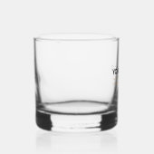 Personalized Inline Logo and Text Simple Glasses Whisky Glas (Rechts)