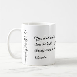 Personalized Inspirational Quote Mug Koffiemok