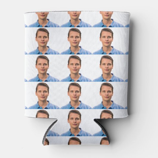 Personalized Insulated Can cooler, funny photo can Blikjeskoeler (Voorkant)