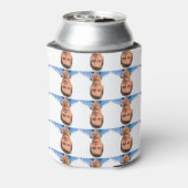 Personalized Insulated Can cooler, funny photo can Blikjeskoeler (Blikje Achterkant)