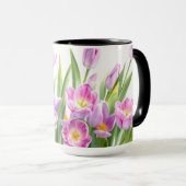 Personalized International Women's Day Floral Mok (Voorkant rechts)