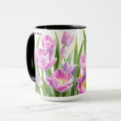 Personalized International Women's Day Floral Mok (Voorkant links)