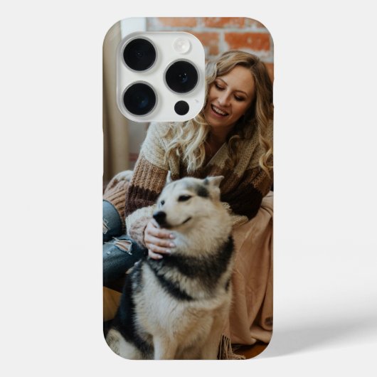 Personalized iPhone Case with Custom Photo (Achterkant)
