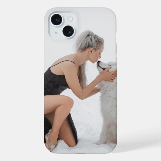 Personalized iPhone Case with Custom Photo Hoesje (Achterkant)