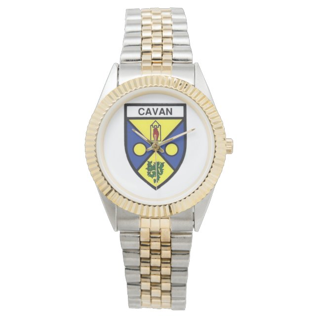 Personalized Irish County Mannen Watches Co. Cavan Horloge (Voorkant)