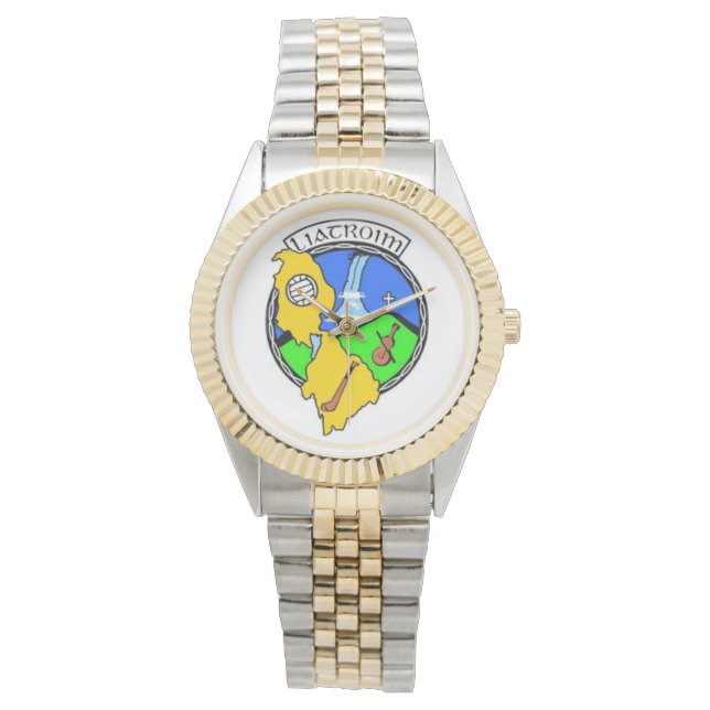 Personalized Irish County Mannen Watches Co.Leitri Horloge (Voorkant)