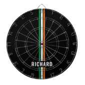 Personalized Irish Flag Patriotic Ireland Stripes Dartbord (Voorkant)