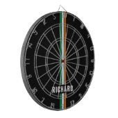 Personalized Irish Flag Patriotic Ireland Stripes Dartbord (Voorkant Links)