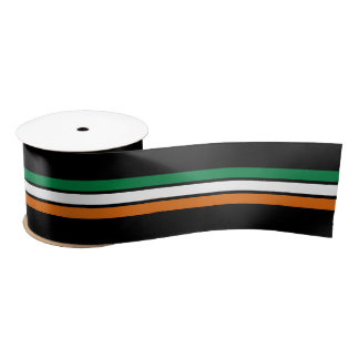 Personalized Irish Flag Patriotic Ireland Stripes Satijnen Lint