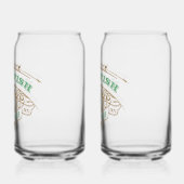 Personalized Irish Pub Blikvorm Glas (Links)