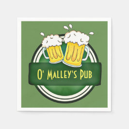 Personalized Irish Pub Servetten