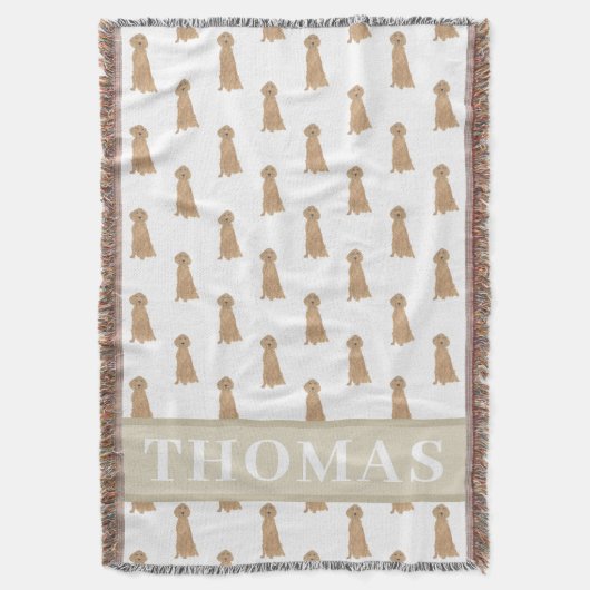 Personalized Irish Setter Deken (Voorkant Verticaal)