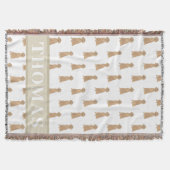 Personalized Irish Setter Deken (Voorkant)