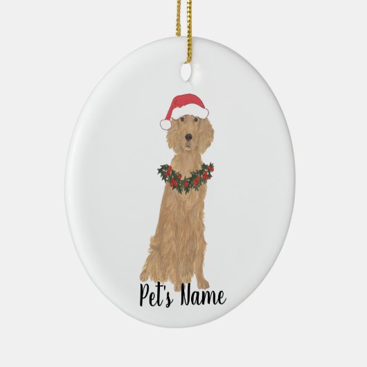 Personalized Irish Setter Keramisch Ornament (Rechts)
