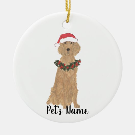 Personalized Irish Setter Keramisch Ornament (Voorkant)