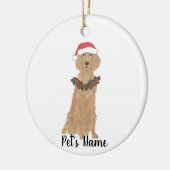 Personalized Irish Setter Keramisch Ornament (Links)