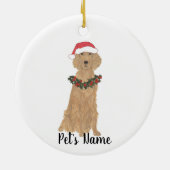 Personalized Irish Setter Keramisch Ornament (Achterkant)