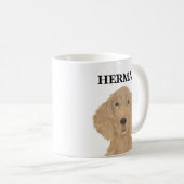 Personalized Irish Setter Koffiemok (Voorkant rechts)