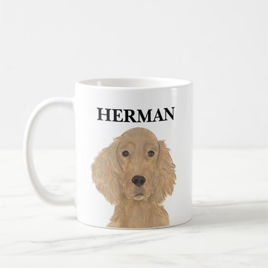 Personalized Irish Setter Koffiemok (Links)