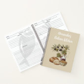 Personalized Italian Kitchen Rustic Bread  Recipe Notitieboek (Binnen)