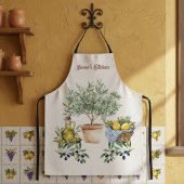 Personalized Italian Watercolor Cooking  Schort