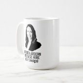 PERSONALIZED JACINDA ARDERN KOFFIEMOK (Voorkant links)