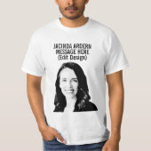 PERSONALIZED JACINDA ARDERN T-SHIRT (Voorkant)