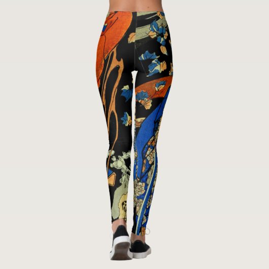 PERSONALIZED JAPANESE SAMURAI LEGGINGS (Achterkant)
