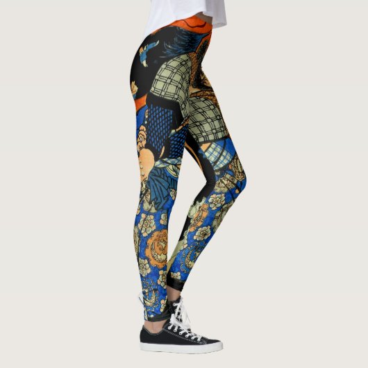 PERSONALIZED JAPANESE SAMURAI LEGGINGS (Rechts)