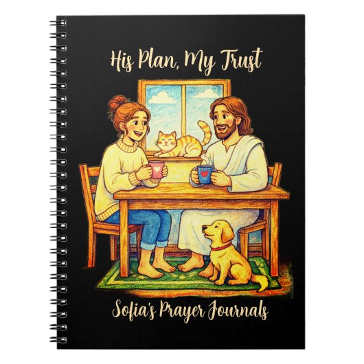 Personalized Jesus Gift Journal & Notebook Notitieboek (Voorkant)