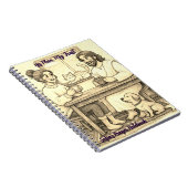 Personalized Jesus With Us Sepia Faith Notebook Notitieboek (Rechterzijde)