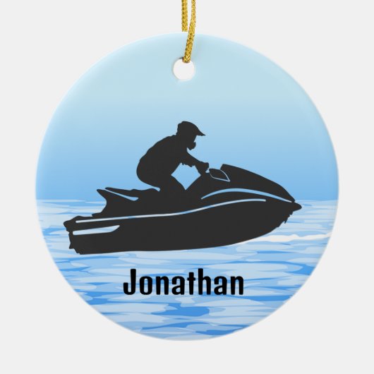 Personalized Jet Ski Ornament (Voorkant)
