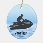 Personalized Jet Ski Ornament (Links)