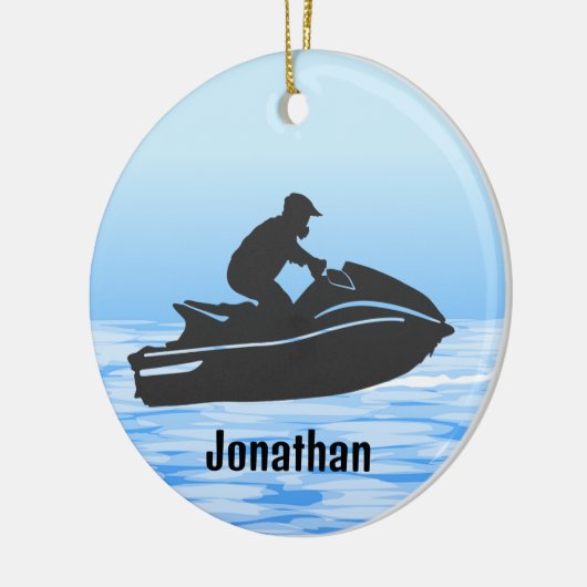 Personalized Jet Ski Ornament (Links)