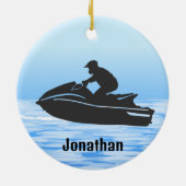Personalized Jet Ski Ornament (Achterkant)