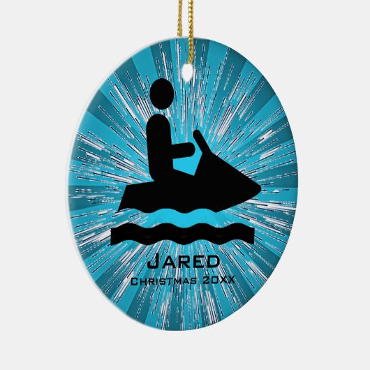 Personalized Jet Ski Ornament (Rechts)