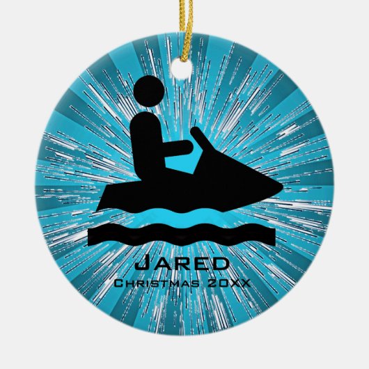 Personalized Jet Ski Ornament (Voorkant)