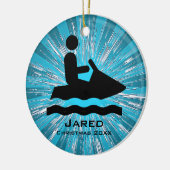 Personalized Jet Ski Ornament (Links)