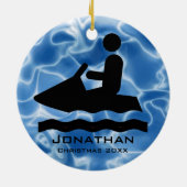 Personalized Jet Ski Ornament (Achterkant)