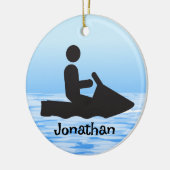 Personalized Jet Ski Ornament (Links)