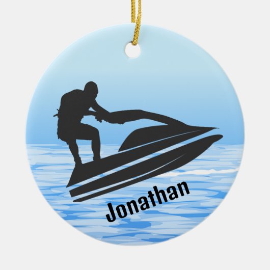 Personalized Jet Ski Ornament (Voorkant)