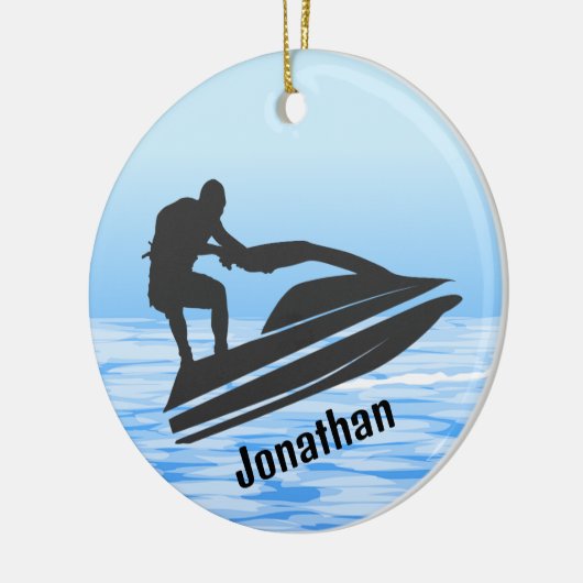 Personalized Jet Ski Ornament (Links)