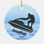 Personalized Jet Ski Ornament (Achterkant)