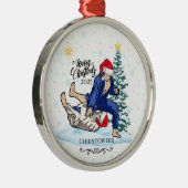 Personalized Jiu Jitsu Christmas Ornament Keepsake (Rechts)