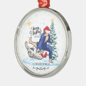 Personalized Jiu Jitsu Christmas Ornament Keepsake (Links)
