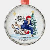 Personalized Jiu Jitsu Christmas Ornament Keepsake (Voorkant)