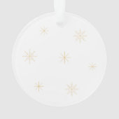 Personalized Joy Christmas Photo Ornament (achterkant)