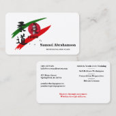 Personalized Judo instructor - Karte  Visitekaartje (Voorkant / Achterkant)