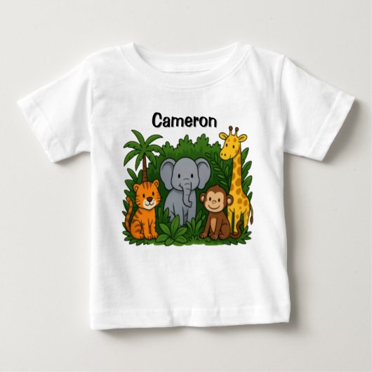 Personalized Jungle Animal Design  (Voorkant)