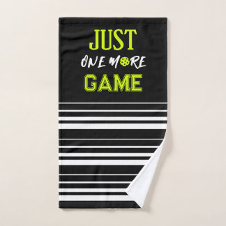 Personalized Just One More Game Funny Handdoek